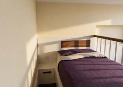 letto a soppalco su misura