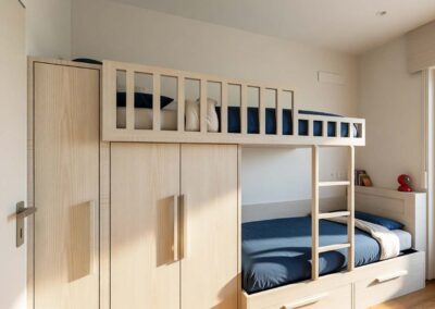 letto a soppalco su misura