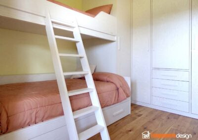 Letto a soppalco su misura
